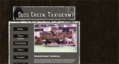 Desktop Screenshot of cusscreektaxidermy.com
